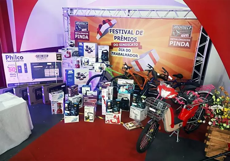 Sindicato vai sortear mais de 50 prêmios pelo Dia do Trabalhador