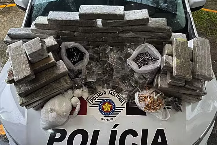 Homem é preso com grande quantidade de drogas no bairro Jardim do Vale