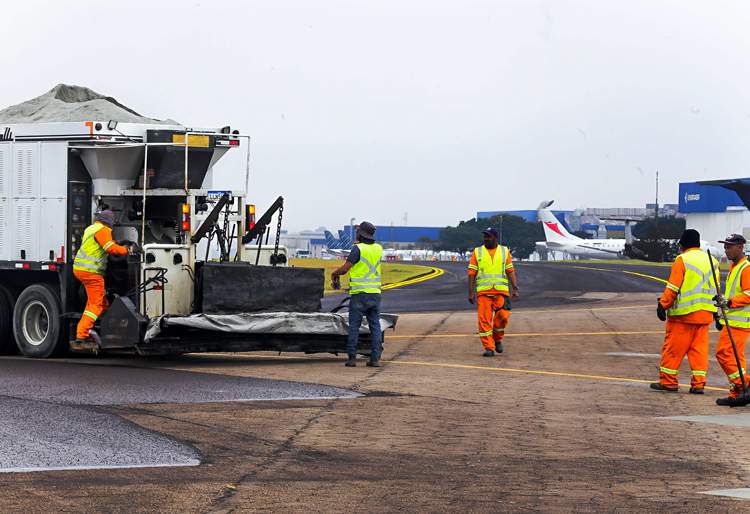 Aeroporto Ernesto Stuff recebe investimento de R$ 5 milhões para melhorias nas pistas de manobras