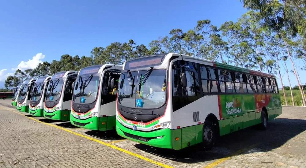 Viva Pinda apresenta seis novos ônibus do transporte público na terça-feira