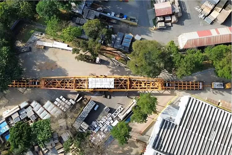 Carga com tamanho inédito vai se deslocar pela Via Dutra nos próximos dias