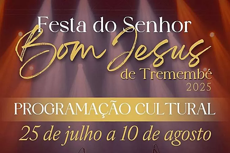 Festa do Senhor Bom Jesus 2025 é atração no Vale do Paraíba