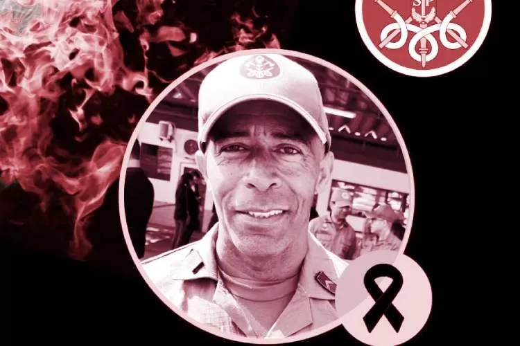 Bombeiro de 51 anos morre em serviço após sofrer queda de cerca de 10 metros