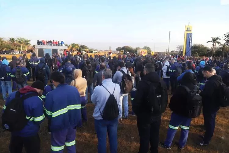 Trabalhadores da Gerdau têm ato de protesto na manhã desta quinta-feira contra excesso de acidentes