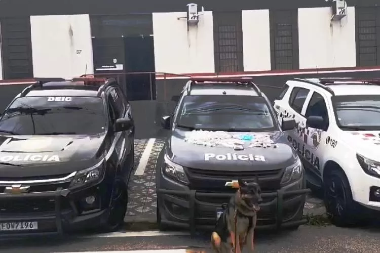 Operação conjunta contra o tráfico de drogas resulta em prisão de oito suspeitos na região