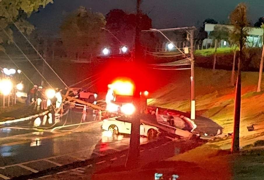 Homem de 33 anos fica ferido em acidente na avenida Nossa Senhora do Bom Sucesso