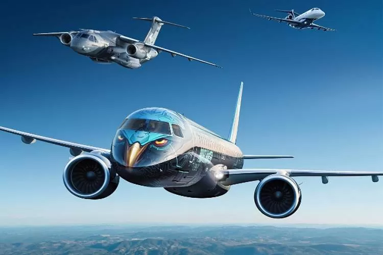 Embraer divulga receita recorde de quase US$ 7,6 bilhões em 2025