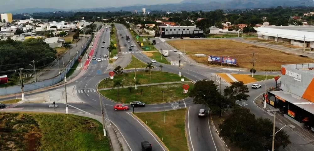 Rotatória entre Cidade Jardim e Araretama terá requalificação na região oeste de Pindamonhangaba