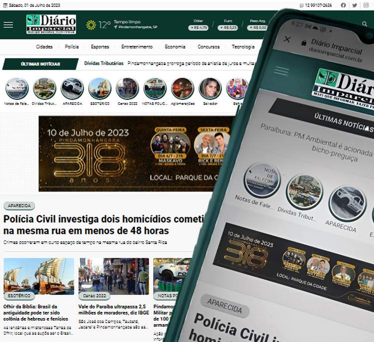Diário Imparcial lança novo site de notícias para melhor atender crescimento do número de leitores